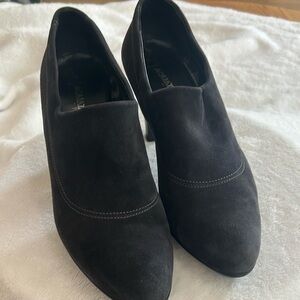 Aquatalia Charcoal Gray Heeled Boots for Women Size 11